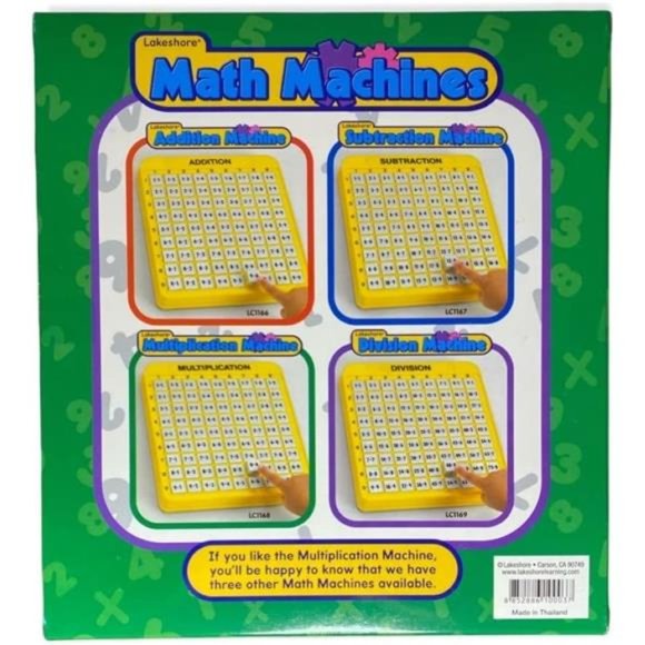 Lakeshore Multiplication Machine, Learning toys for Kids, Preschoolers - Picture 3 of 3